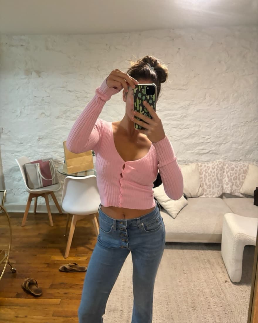 Forever 21 Pink Button Up - Image 2