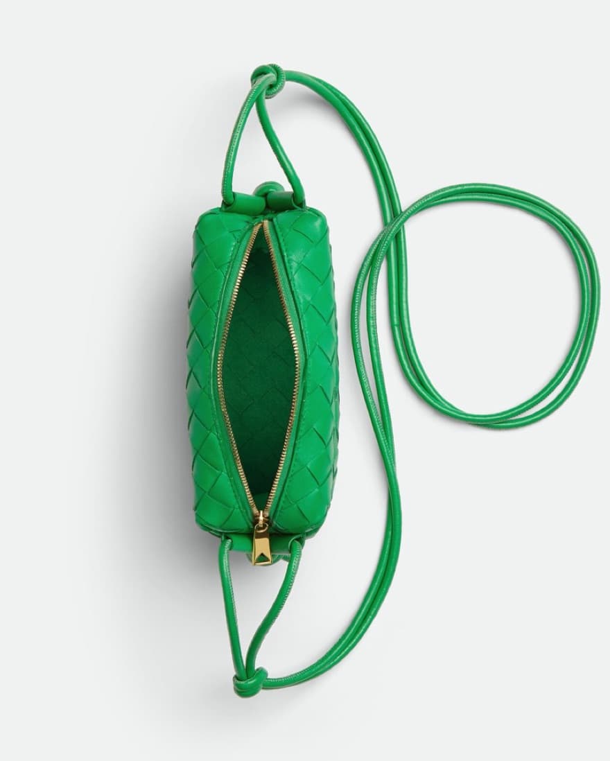 Bottega Veneta Green Mini Loop Bag - Image 2
