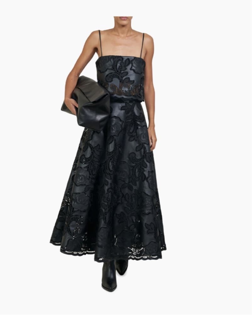 Johanna Ortiz Faux Leather Skirt Set - Image 4