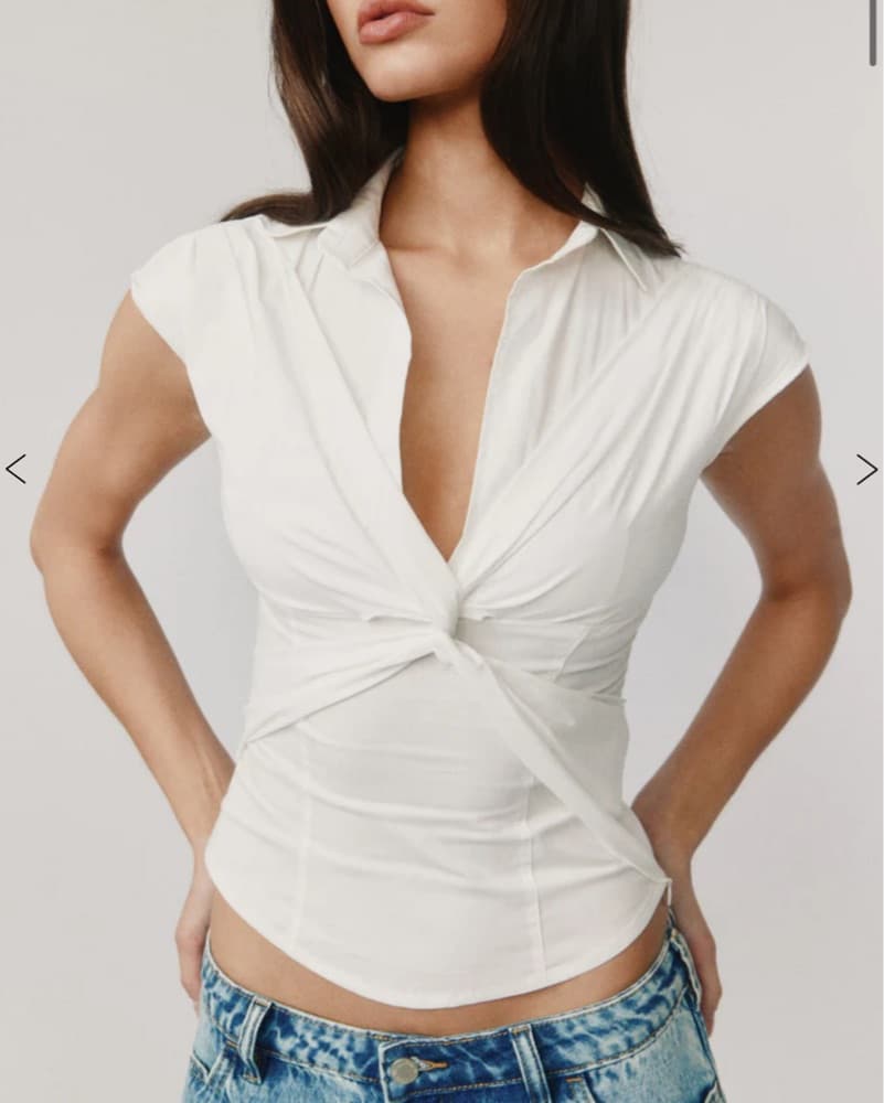 With Jean Reid Top | White - Image 1
