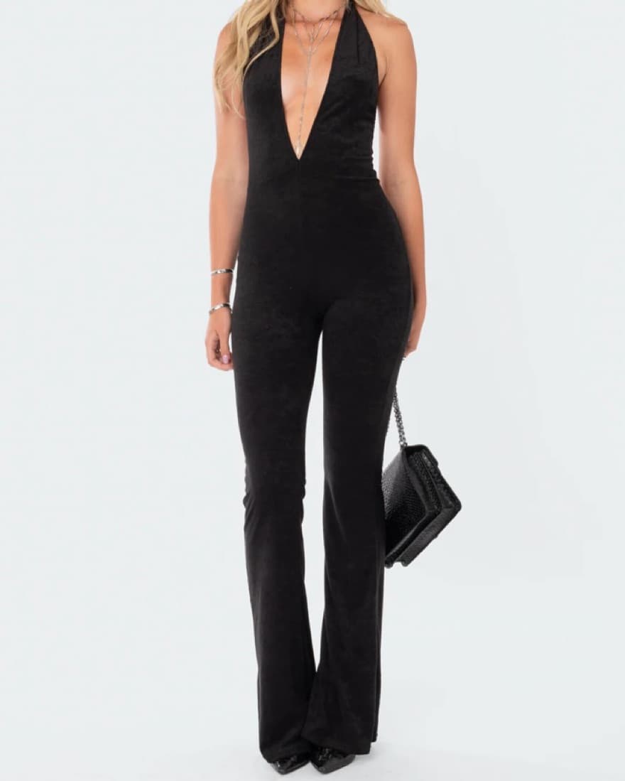 Cutout Back Jumpsuit - Image 1