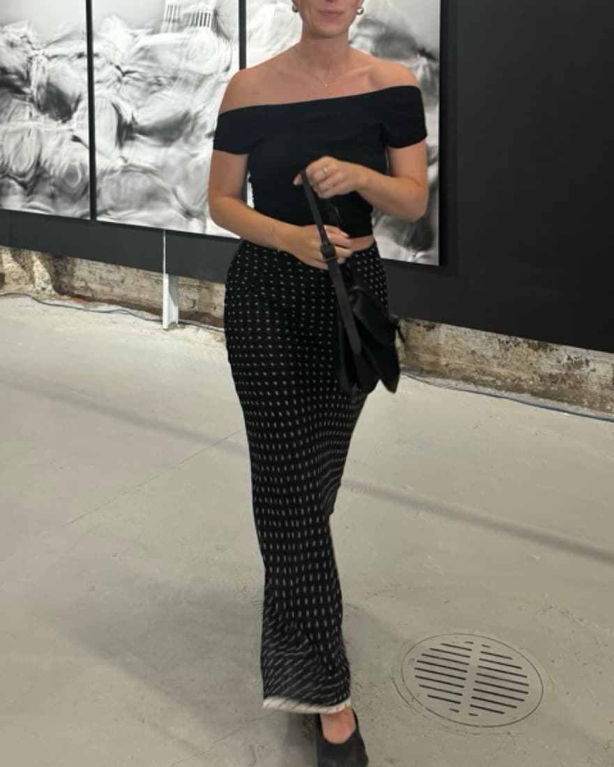 Dissh - WINONA BLACK SPOT MIDI SKIRT - Image 3