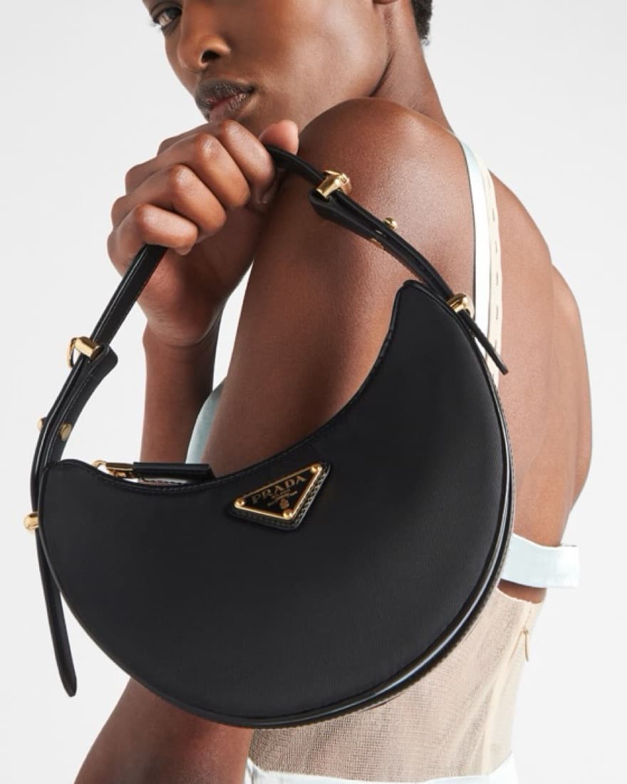 Prada Arqué Black Purse - Image 1