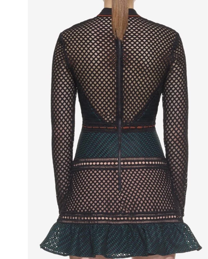 Slef Portrait Mini Dress - Image 2