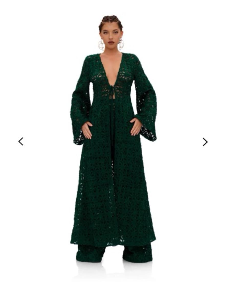 Andrea Iyamah Lace Kimono Set - Image 2