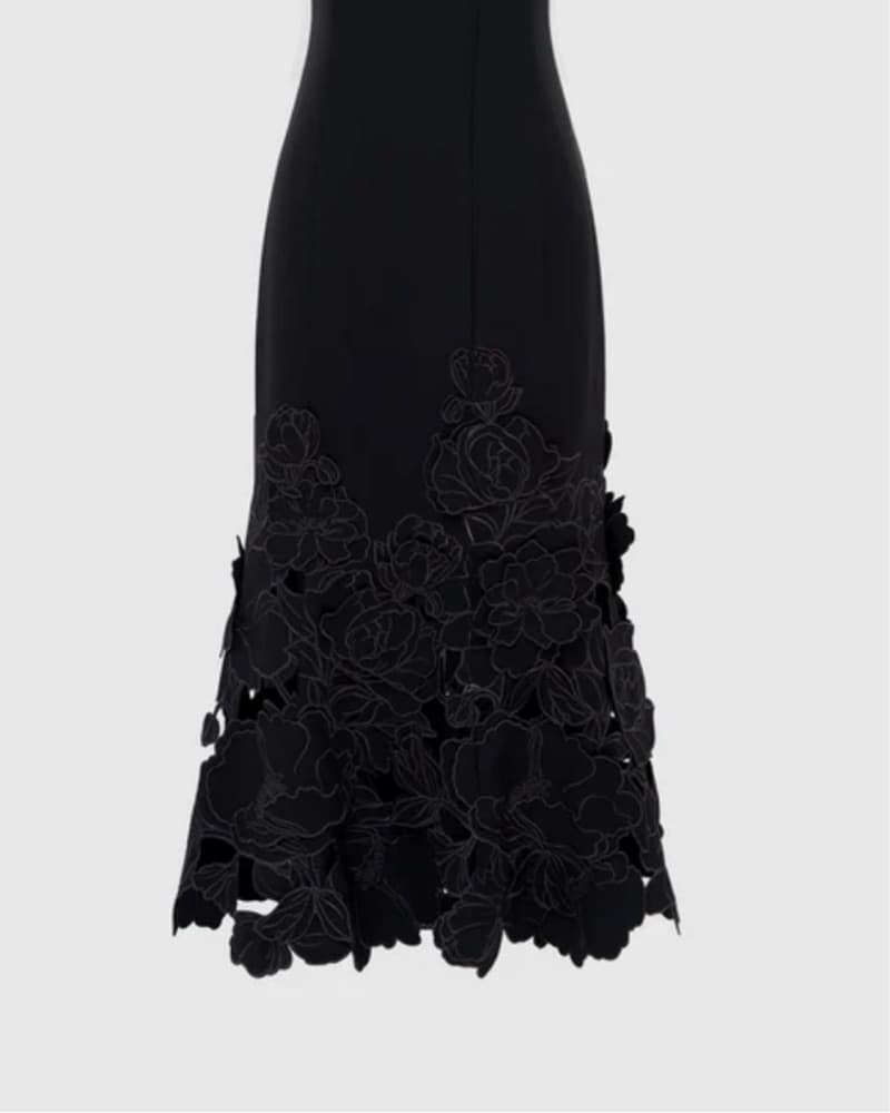 Leo Lin Women’s Applique Emily — Black  - Image 3