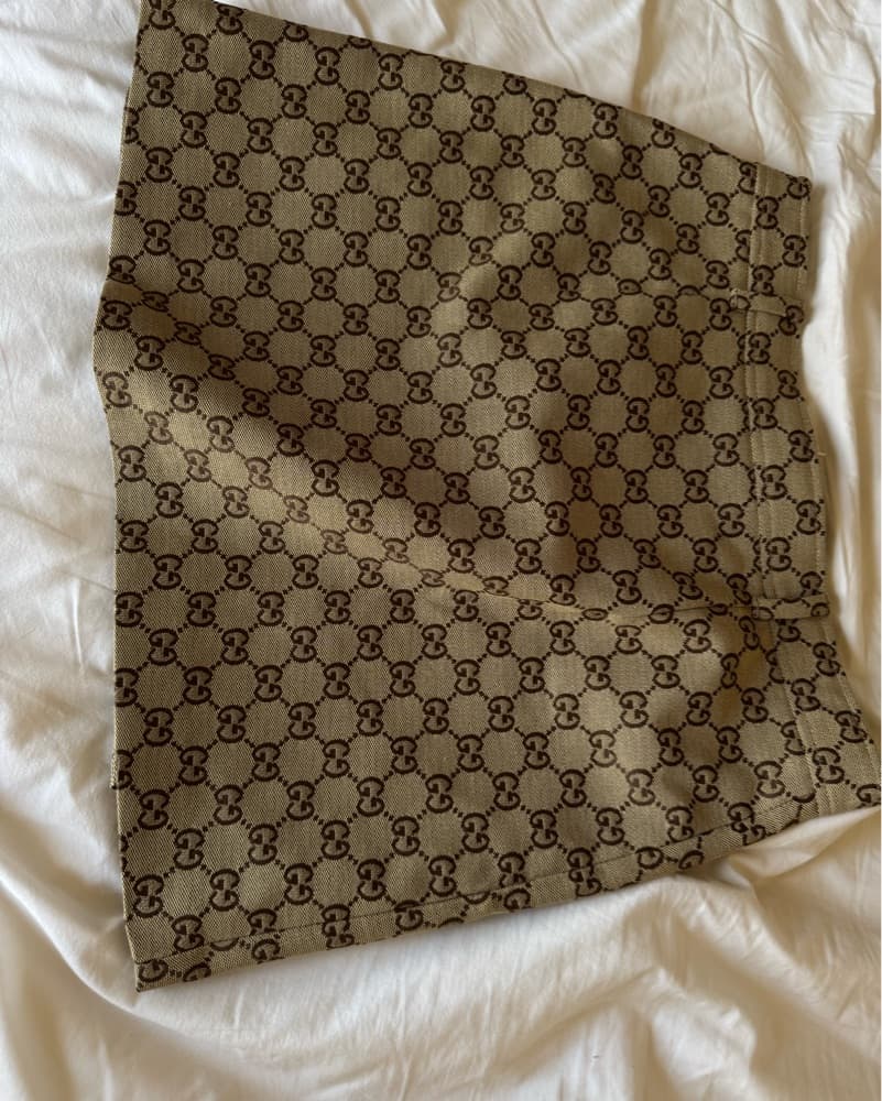 Gucci Signature Monogram Skirt - Image 5