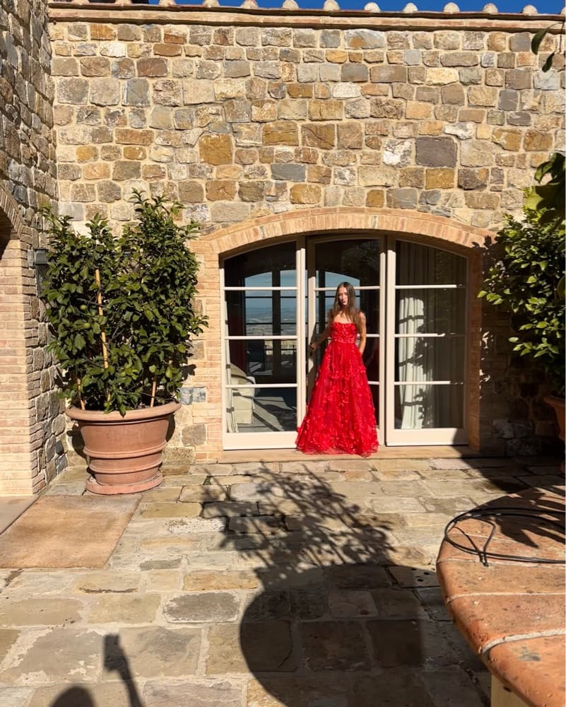 Red Formal Dress - Image 1