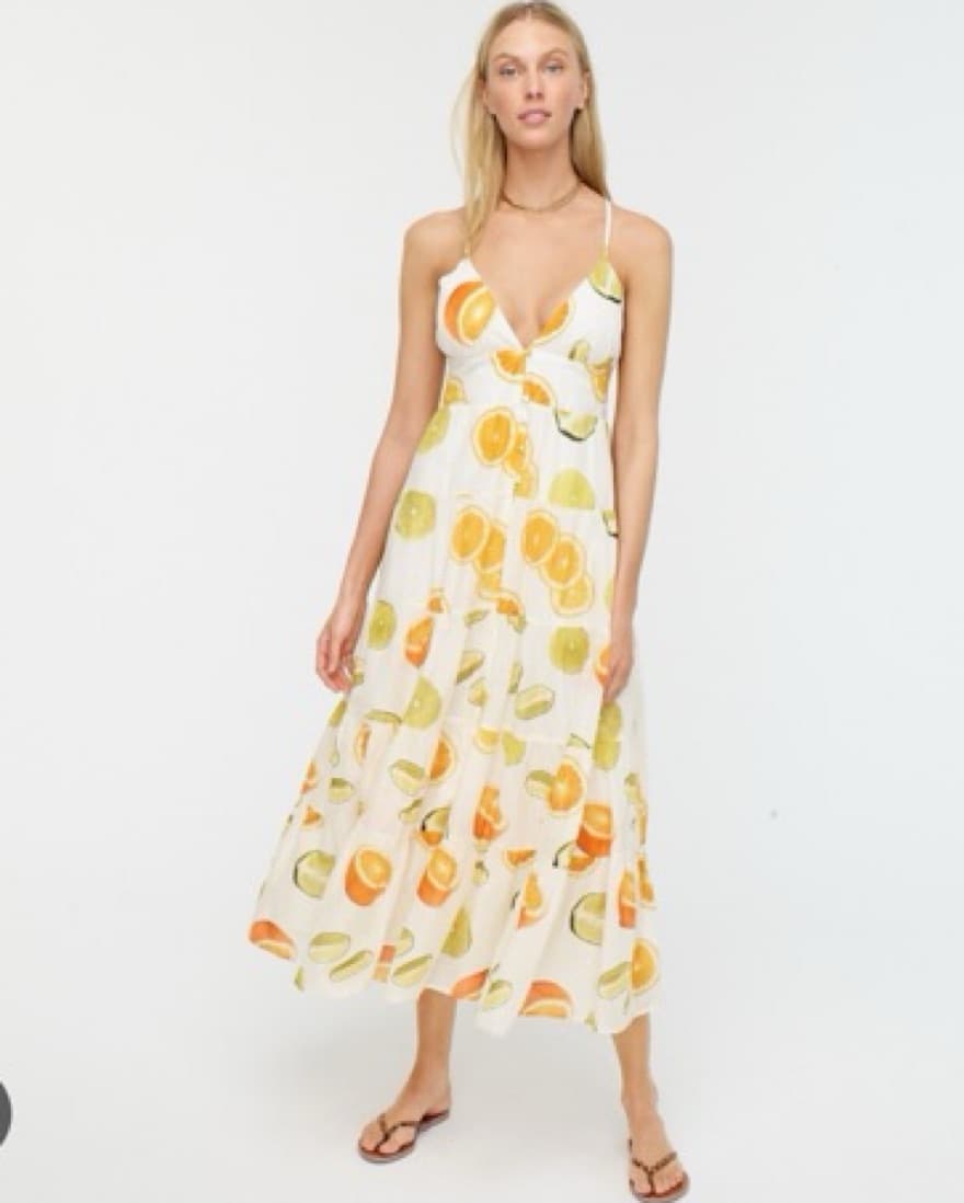 Edie Parker X J.Crew Fruit Dress - Image 1