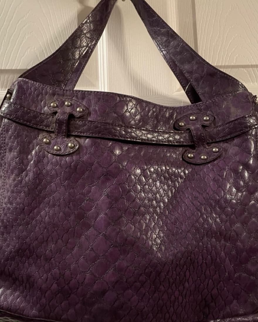 Jessica Simpson  Snakeskin Handbag - Image 2