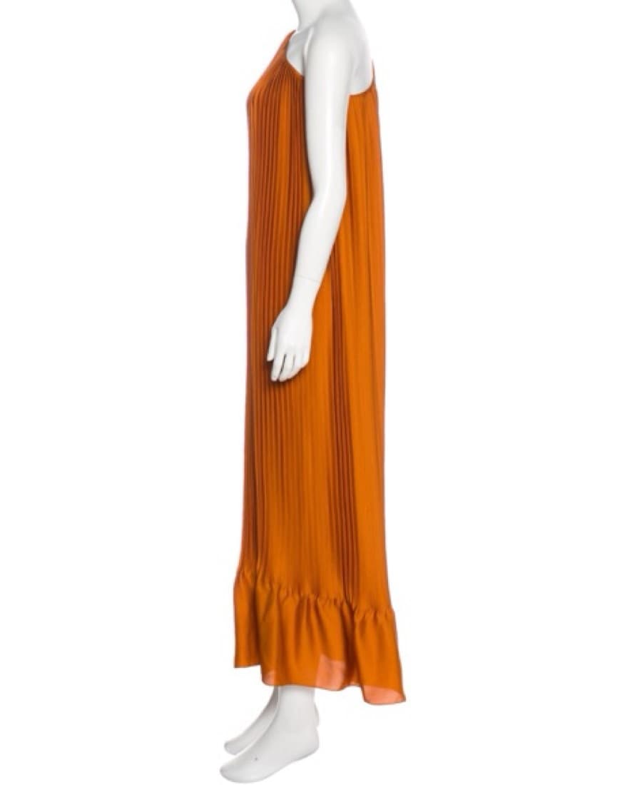 Tome Satin Pleated Dress - Image 3