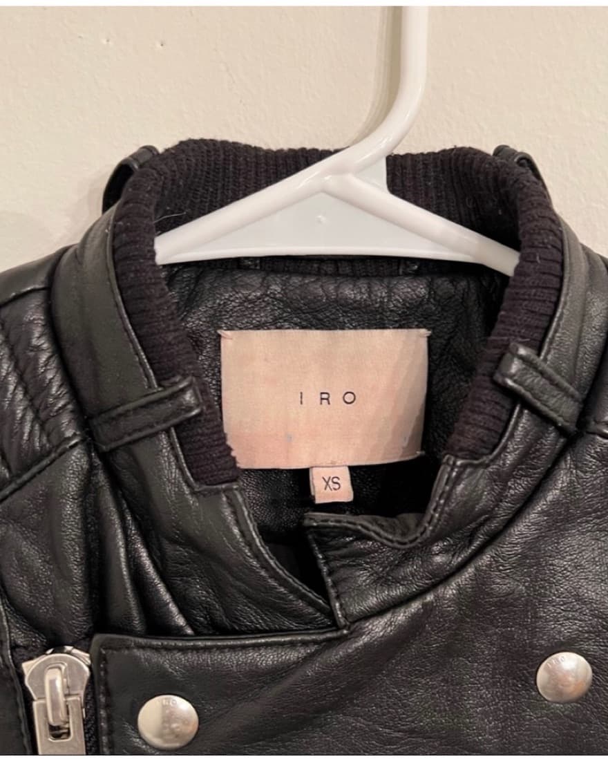 IRO Leather Jacket - Image 2