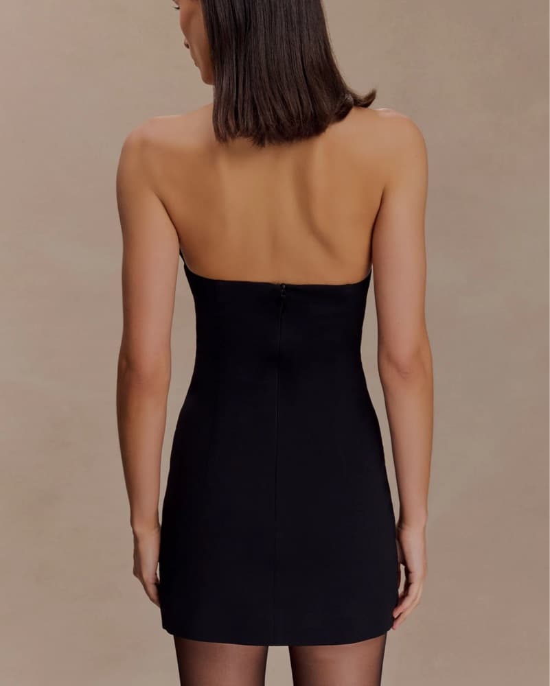 Meshki Christina Cross Over Mini Dress - Image 3