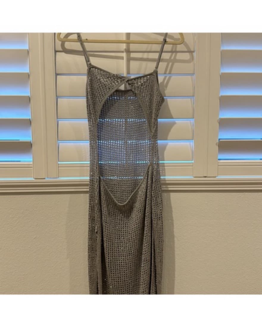MESHKI Silver Dress - Image 2