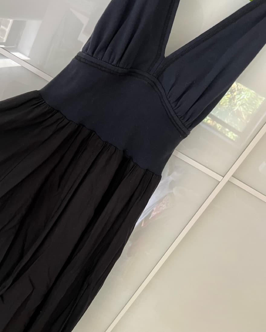 vintage cotton halter dress - Image 2