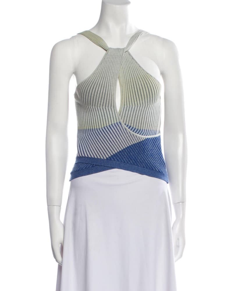 Jonathan Simkhai Striped Square Neckline - Image 1