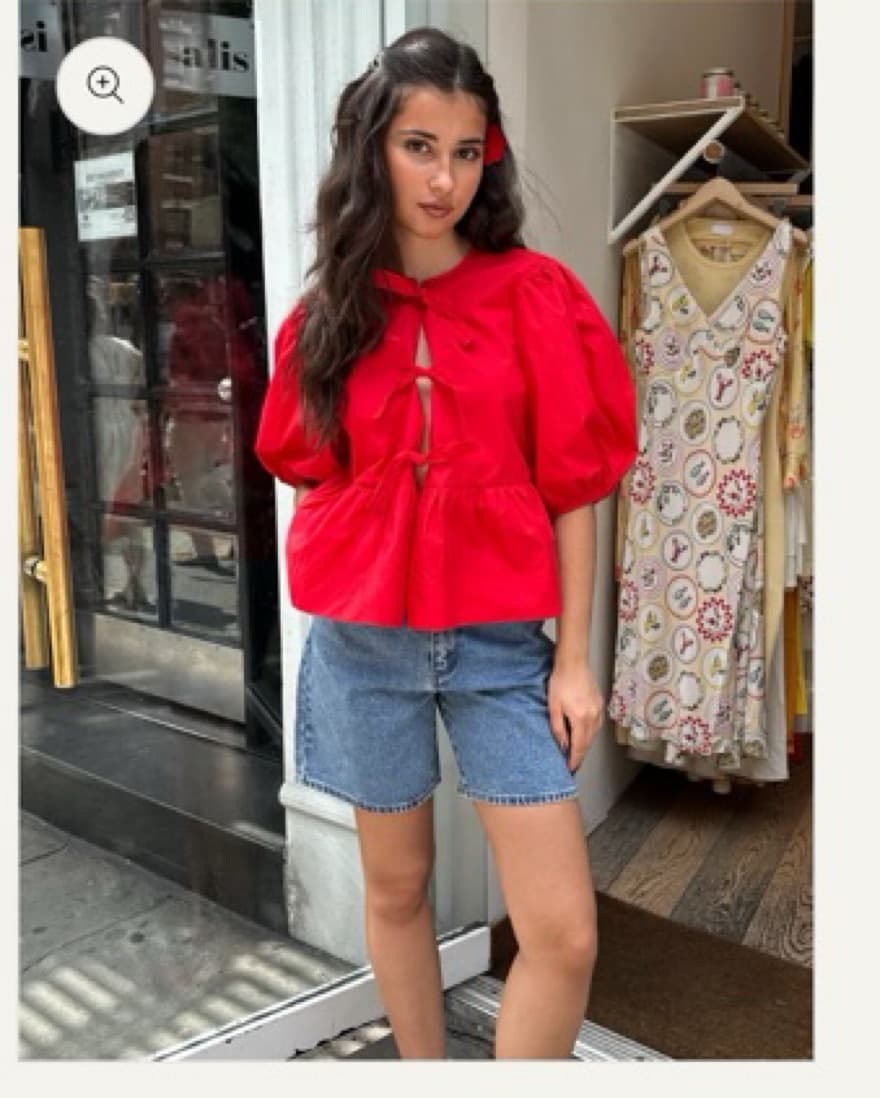 Isalis Smith Poplin Top - Image 1