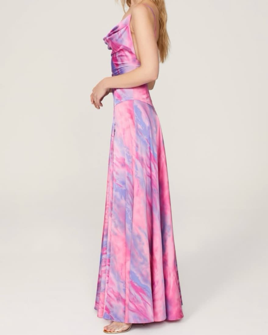 Bronx And Banco Leo Satin Silk Gown - Image 3