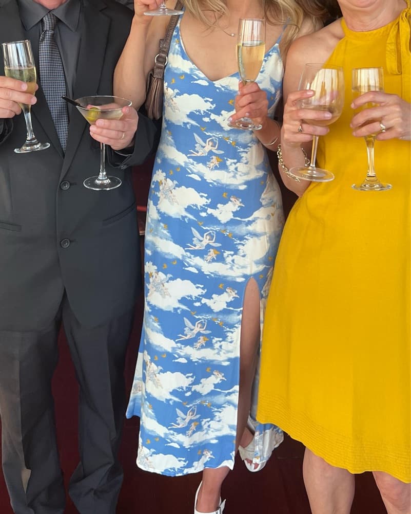 Reformation Cloud-Print Midi Dress - Image 2