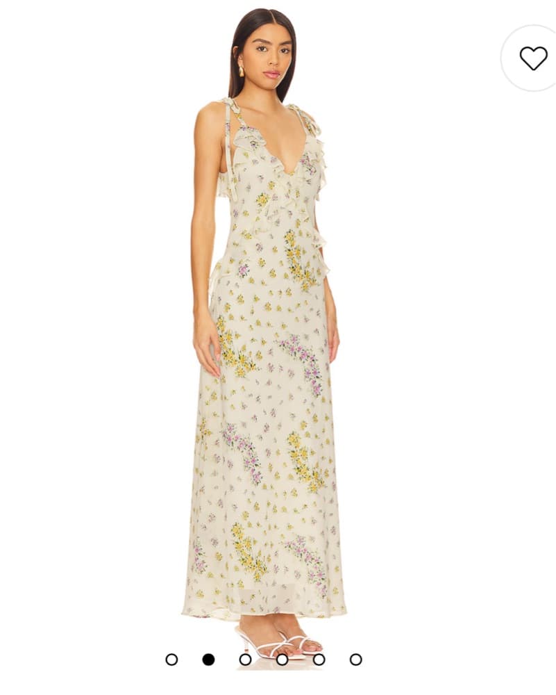 Yellow Steve Madden Adalina Ruffle Dress - Image 1