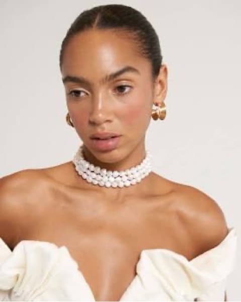 Cult Gaia Pearl Choker - Image 4