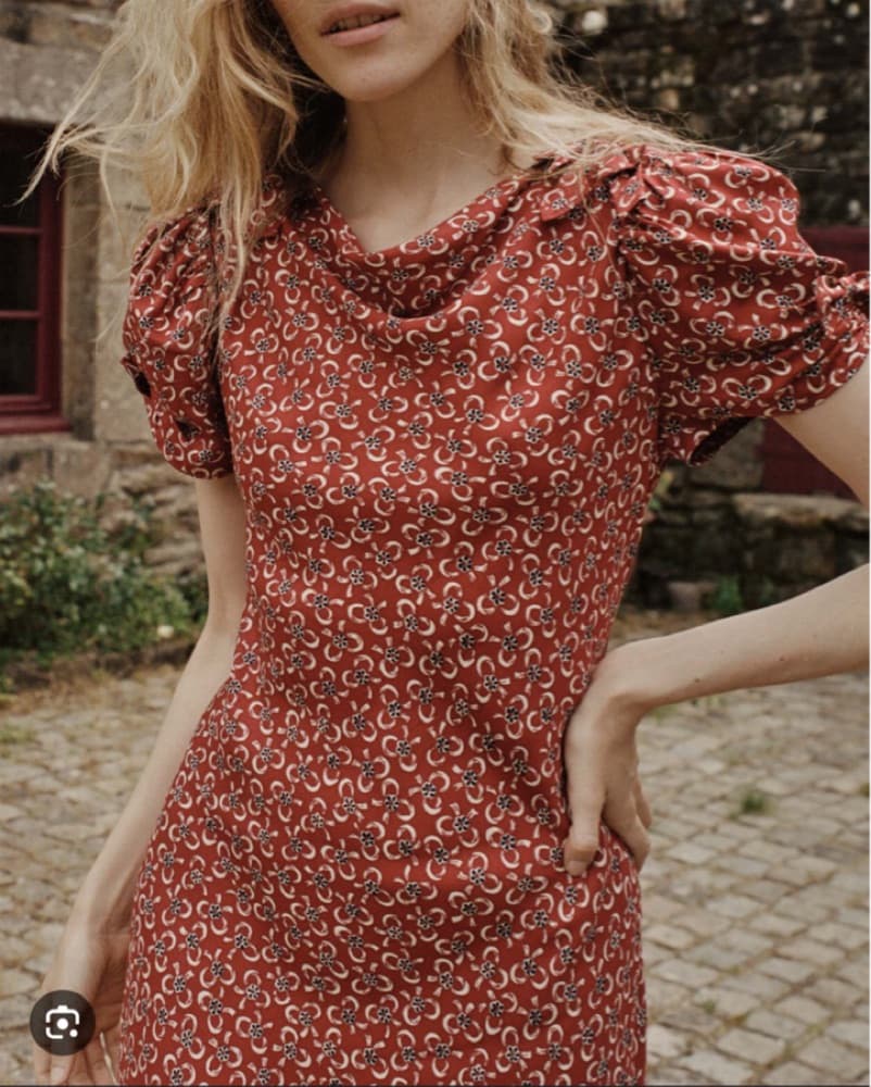 Doen Theodora Dress in Ameline Ditsy - Image 2