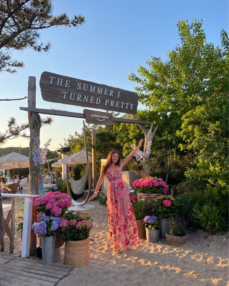 For Love & Lemons Pink Kaylee Maxi Dress - Image 3