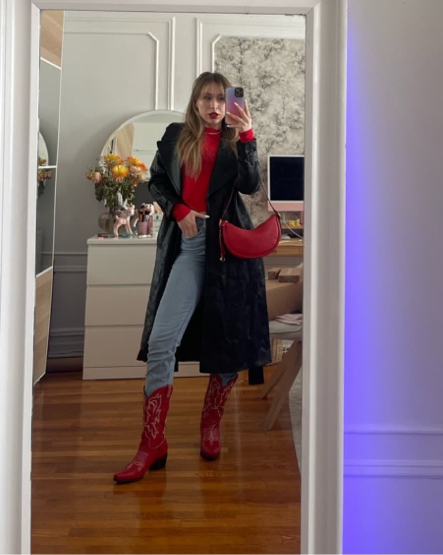 Red Cowboy Boots - Image 4