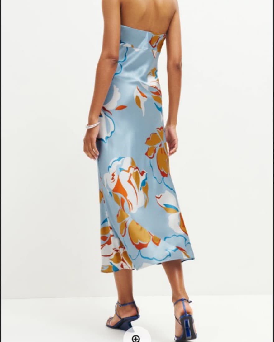 Reformation Joana Silk Dress - Image 3