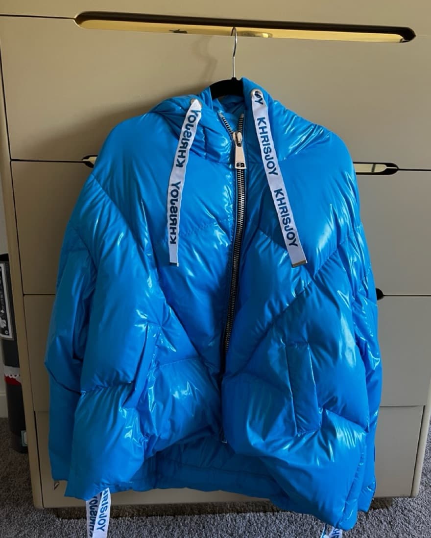 Khrisjoy Puffer Jacket In Blue  - Image 2