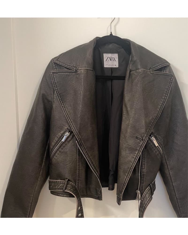 Zara Leather Jacket - Image 2