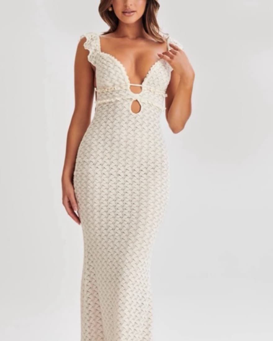 Meshki Crochet Maxi Dress  - Image 1