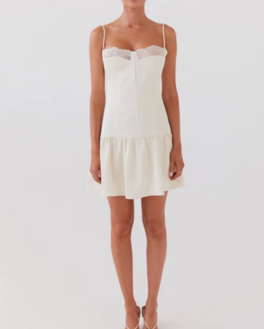 White Mini Dress - Image 2
