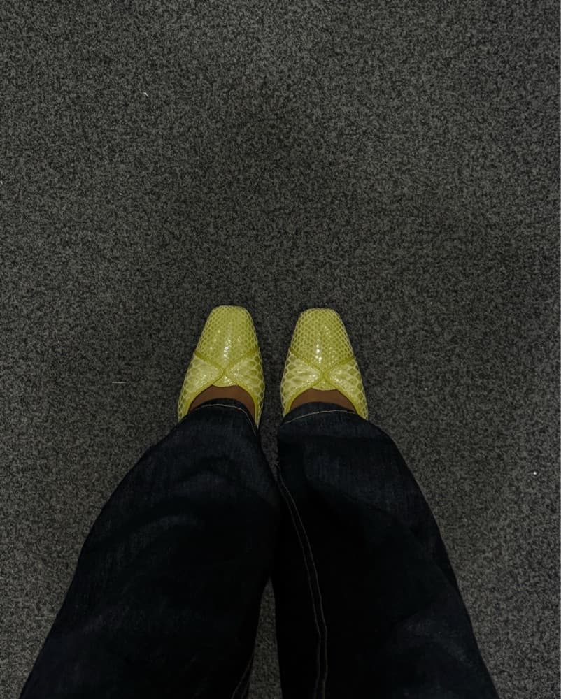 Vintage Green Pumps - Image 1