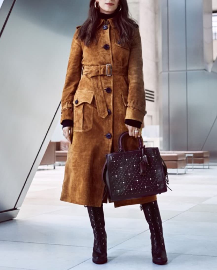 Coach Suede Trench Coat  - Image 2