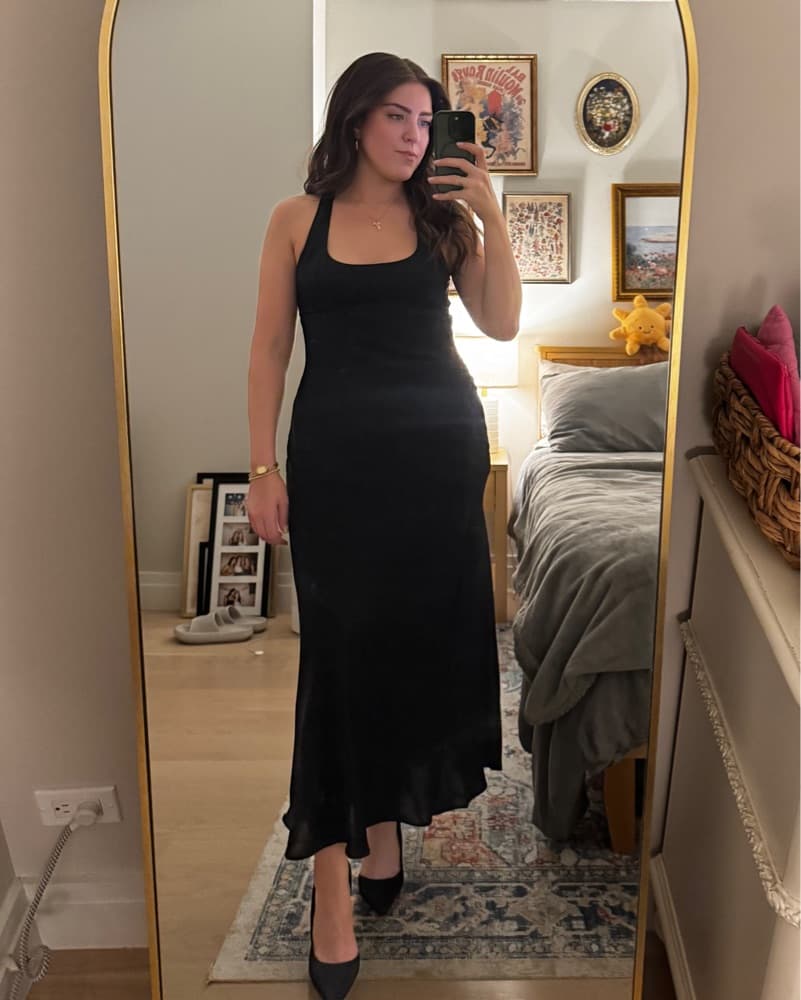 Aritzia Candela Satin Dress - Image 1