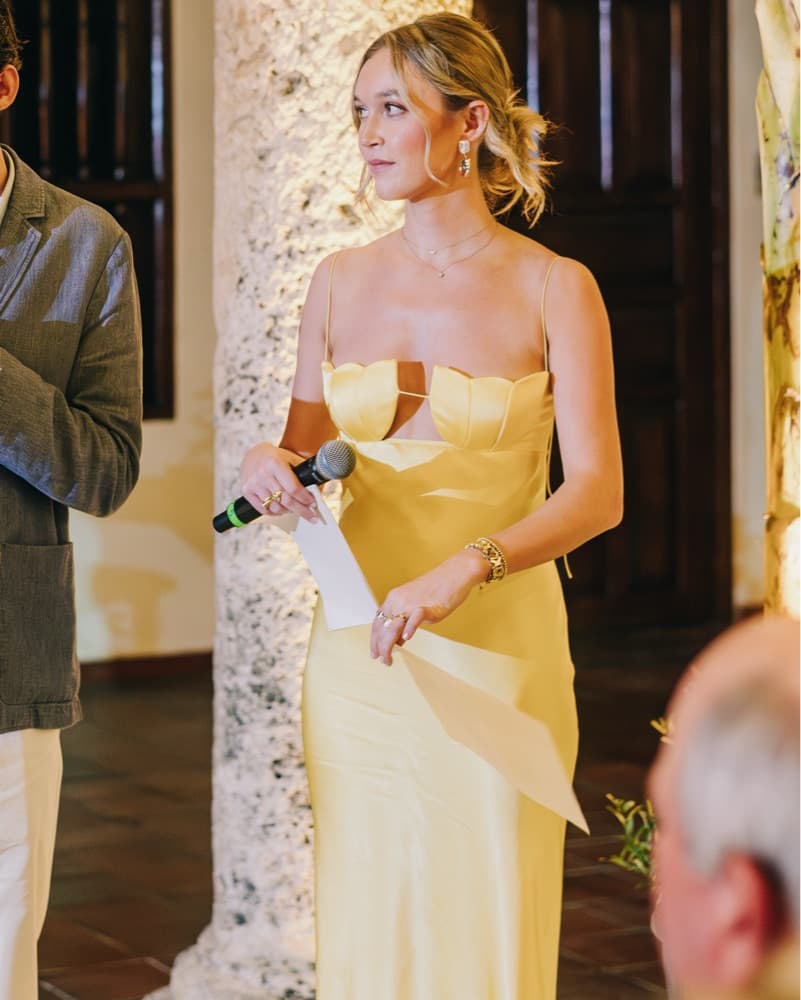 Anna October Yellow Tulip Gown - Image 3
