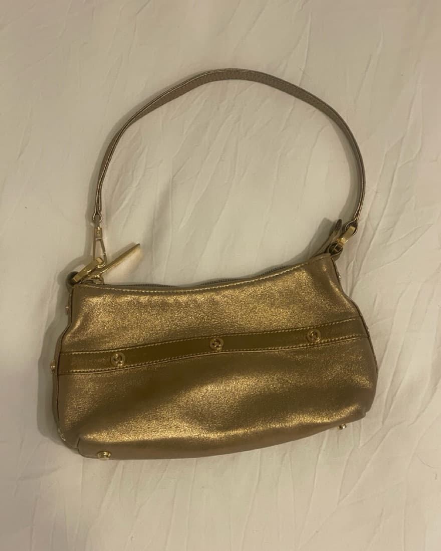 St john Vintage Gold shoulder bag - Image 3