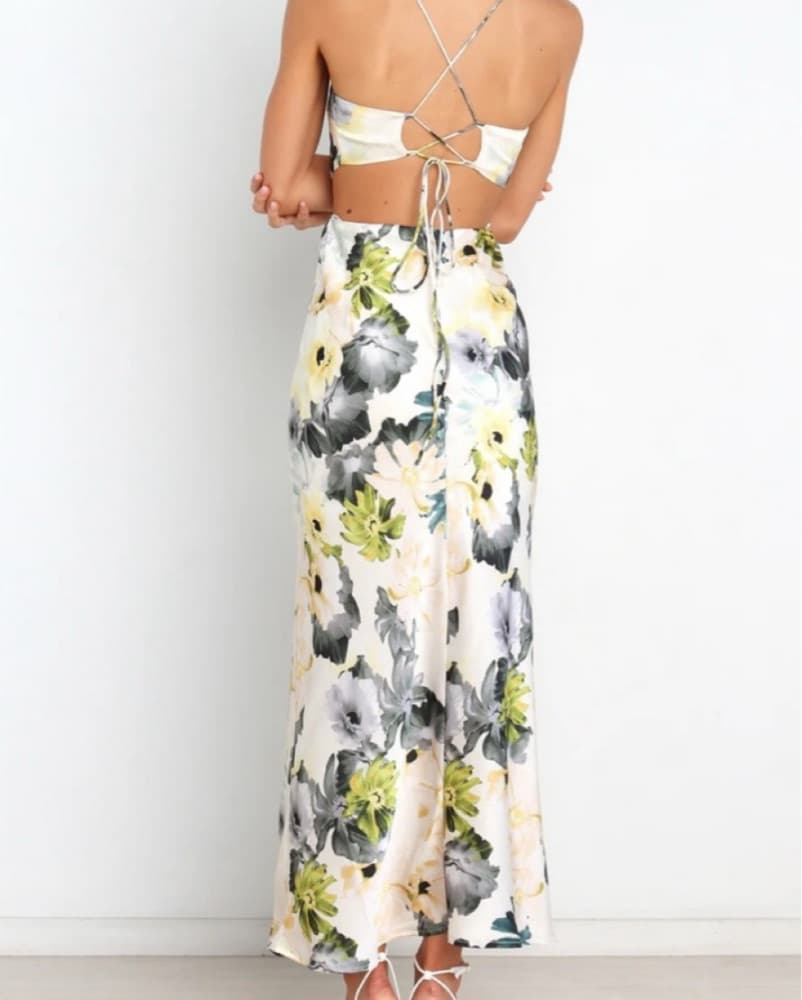 Petal and Pup Floral Dress - Image 4
