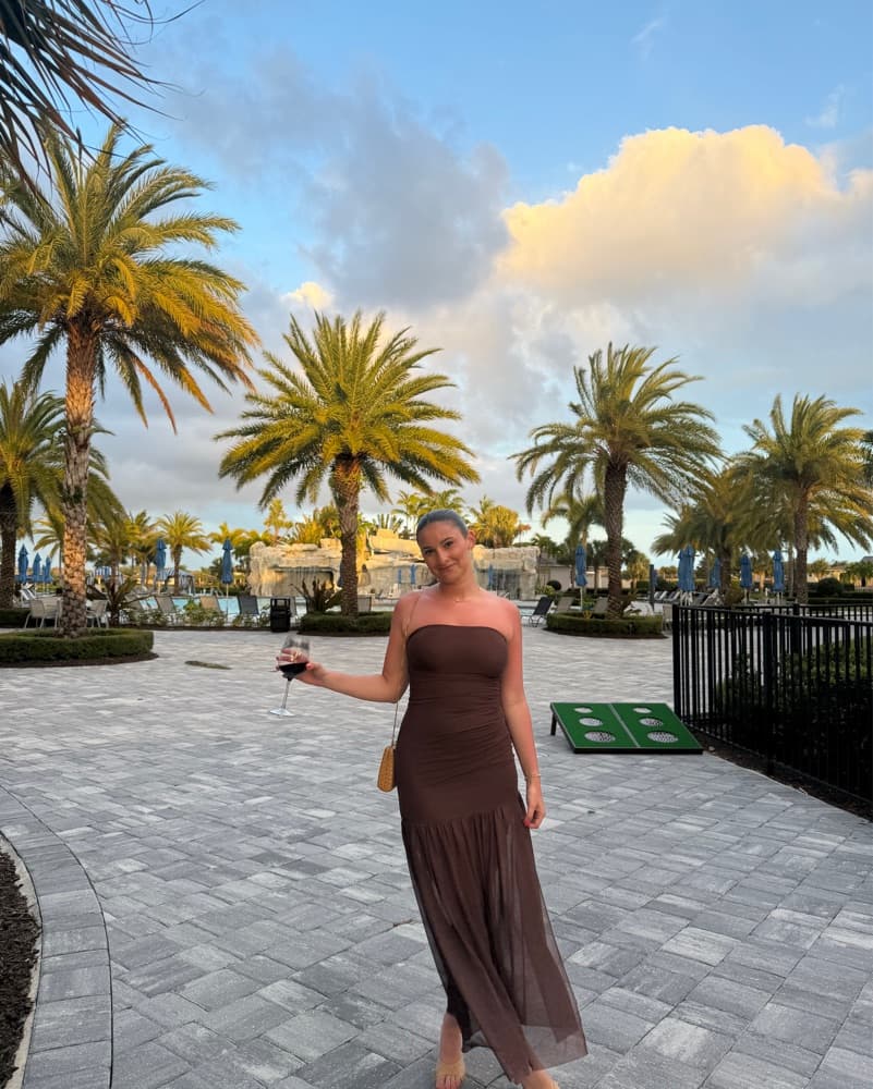 Brown Formal Maxi Dress  - Image 3