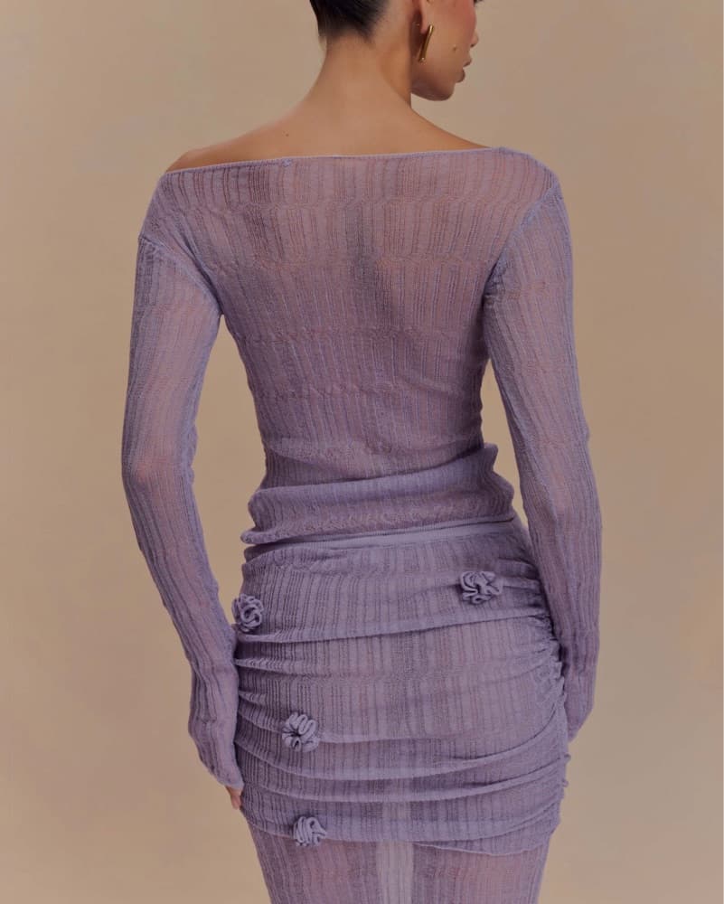 Meshki Lavender Rosette Set - Image 2
