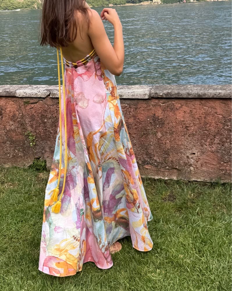 Andrea Iyamah Essi Abstract Cotton Maxi - Image 4