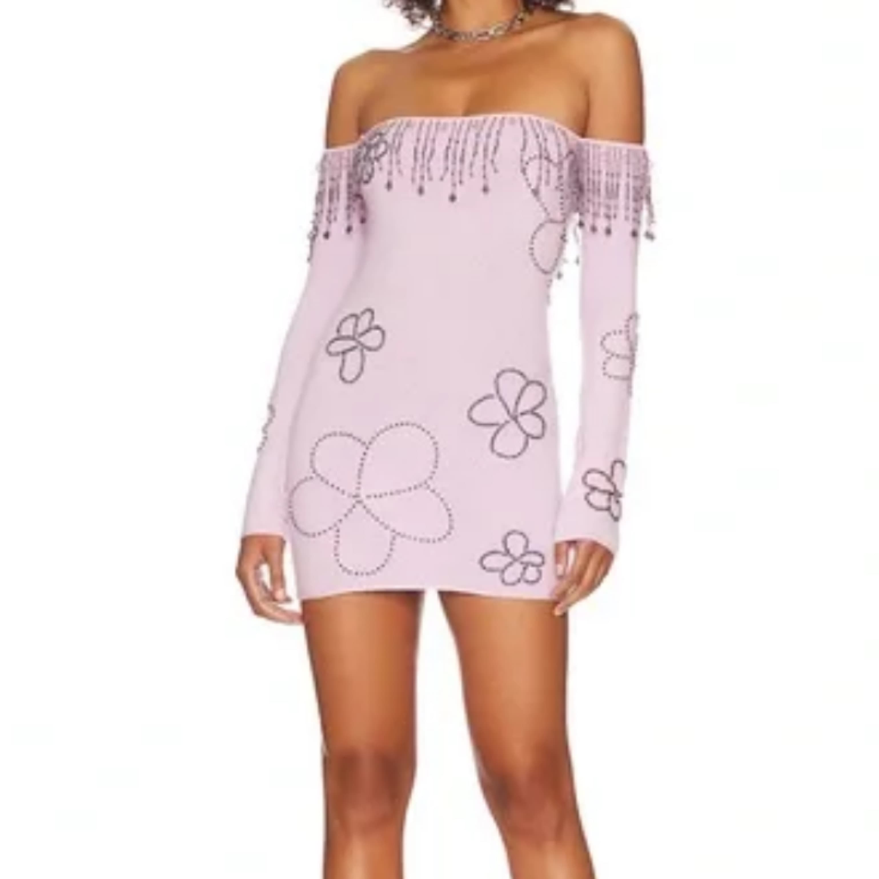 guizio daphne beaded mini dress - Image 2