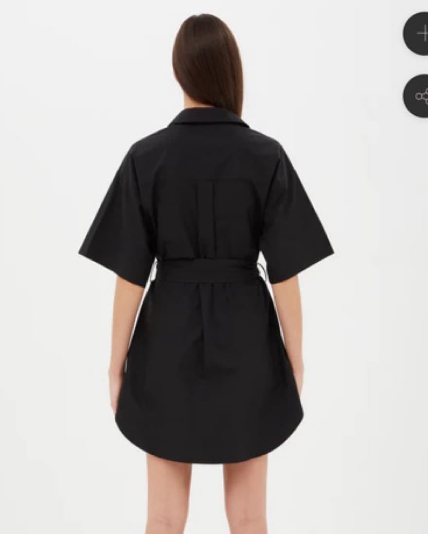 AEXAE  COTTON KIMONO MINI DRESS - Image 4