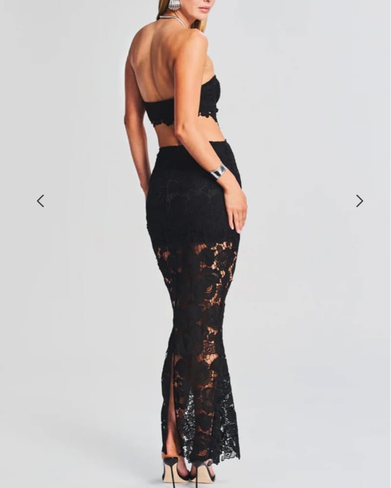 Rococo Sand Lace Maxi Dress - Image 3