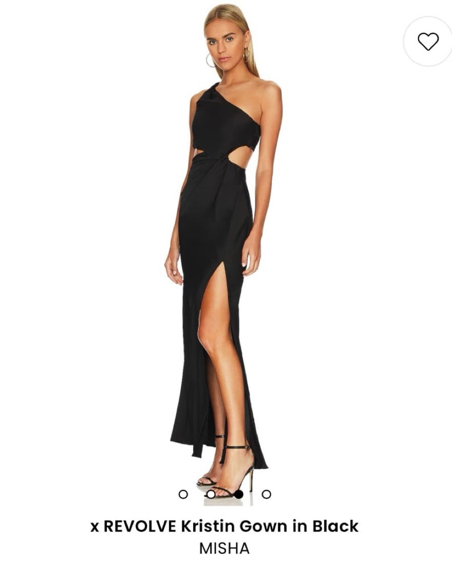 Revolve Kristin Gown In Black - Image 2