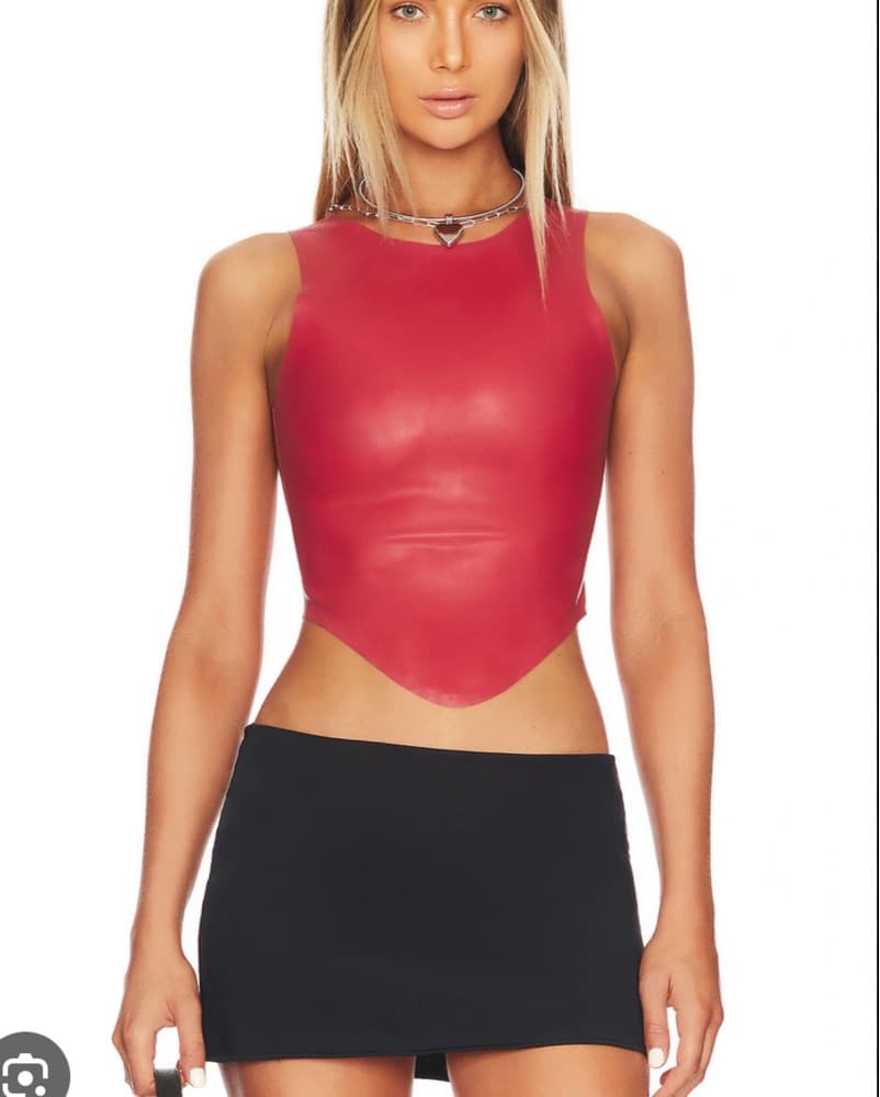 miaou latex top - Image 1