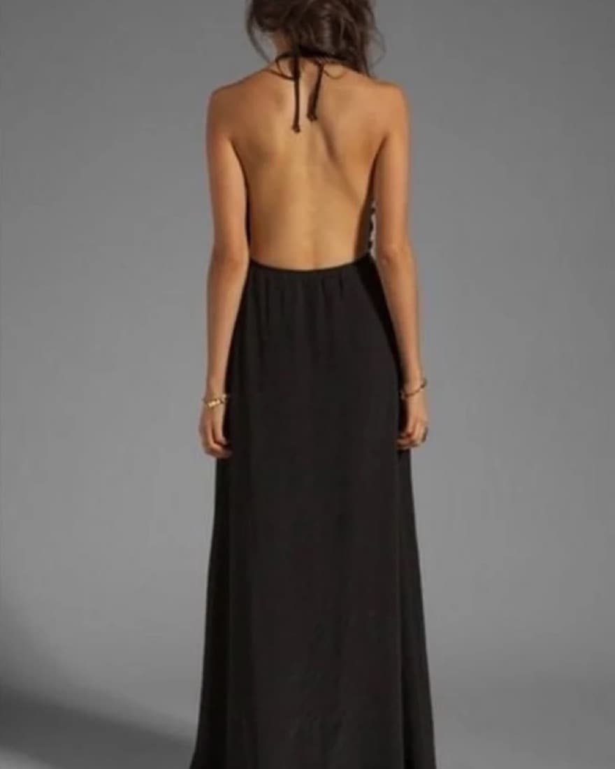 For Love & Lemons Black Camilla Maxi - Image 3