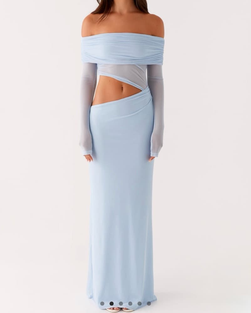 Emery Maxi Dress Blue - Peppermayo - Image 1