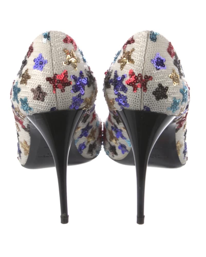 YSL Sequin Palace Pumps - Image 4